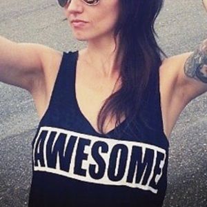 H&M Awesome Graphic tank top